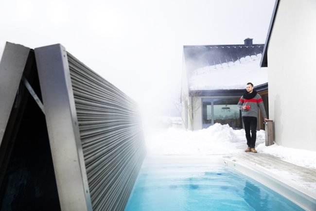 swimspa XL med lock